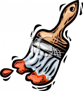 273x300 Paint On A Paintbrush