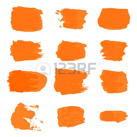 450x450 Vector Charcoal Hand Drawing Abstract On Black Background Set