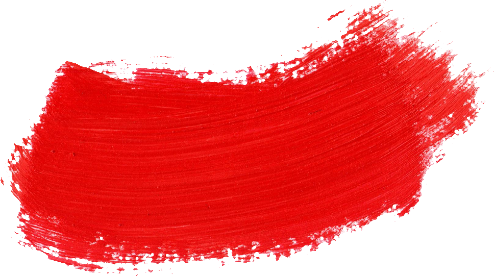 968x541 59 Red Paint Brush Stroke (Png Transparent)