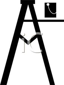 227x300 Art Image A Paint Can On A Step Ladder