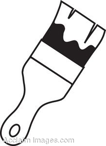 218x300 Brush Clipart Paint Can