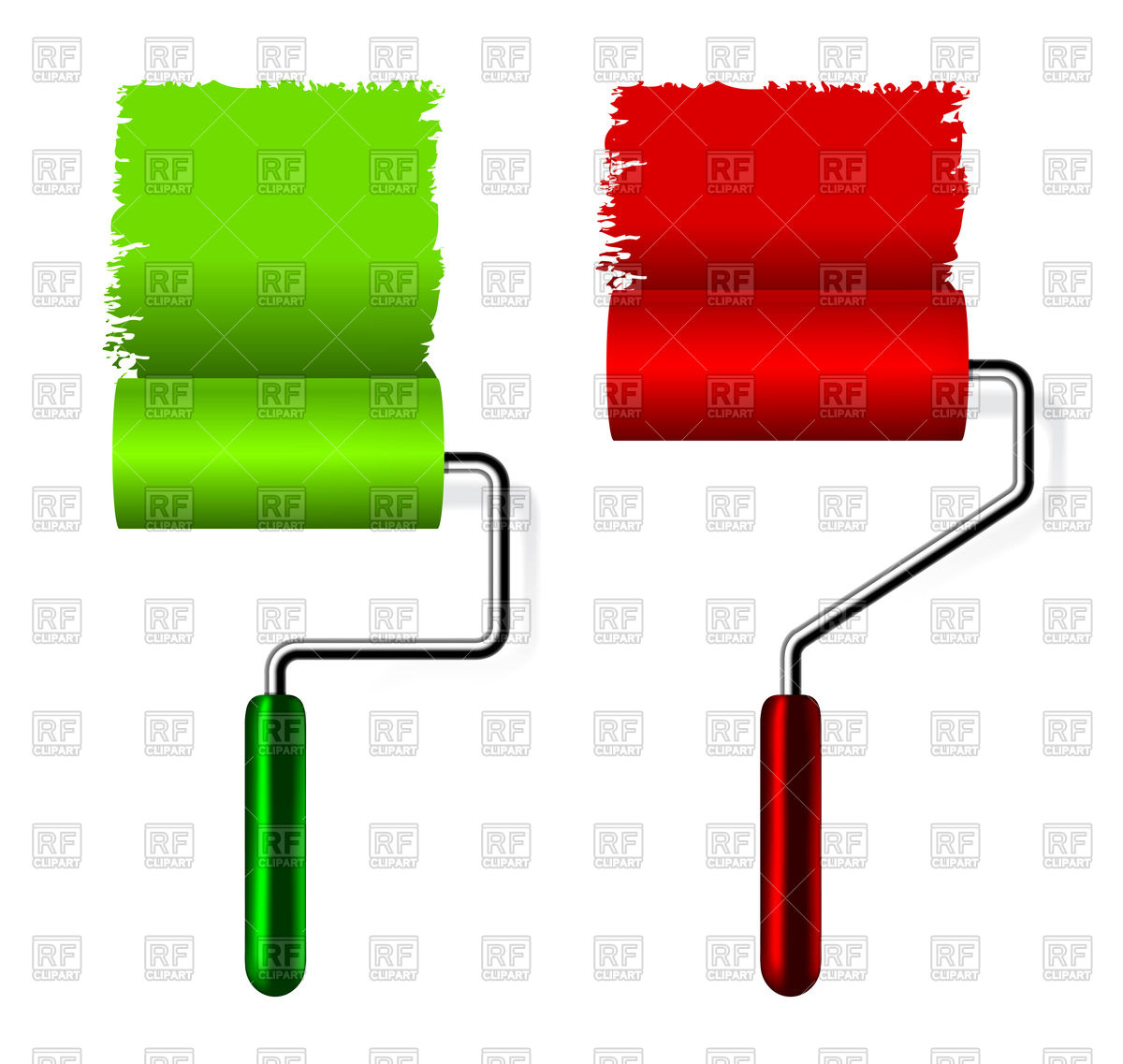 1200x1137 Paint Roller Brush With Paint Royalty Free Vector Clip Art Image