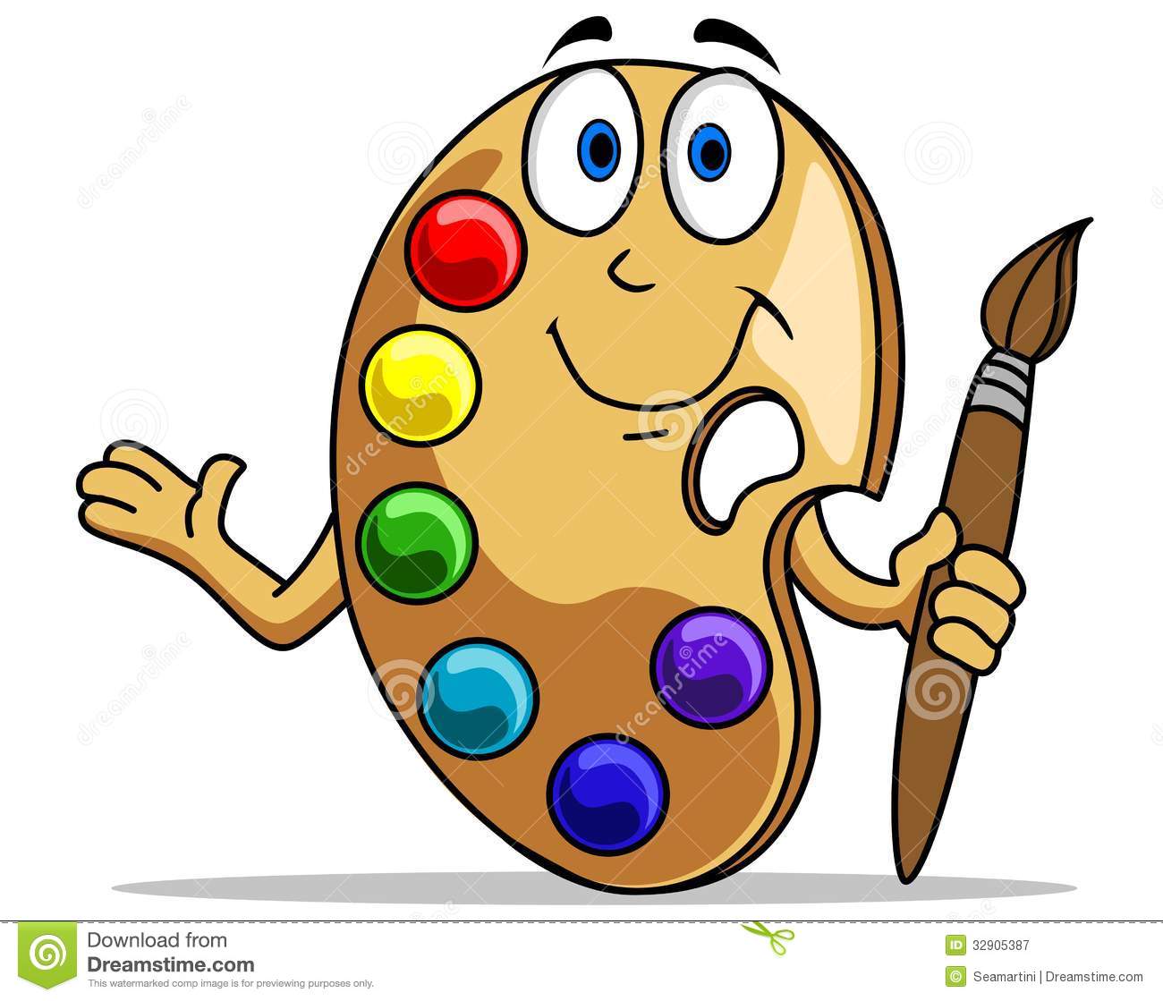 1300x1119 Artist Paint Palette Clipart