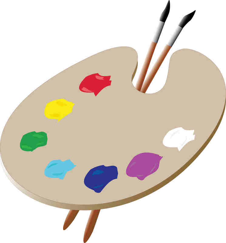 745x800 Paint Clipart Colour Palette