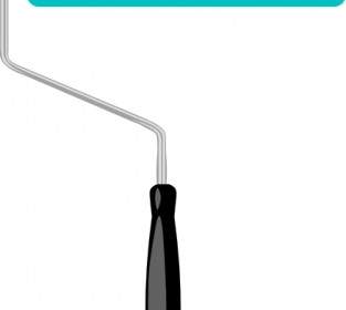 313x280 Paint Roller Wall Clip Art Vector Clip Art Free Vector Free Download