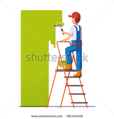 450x470 Paint Clipart Wall Painting