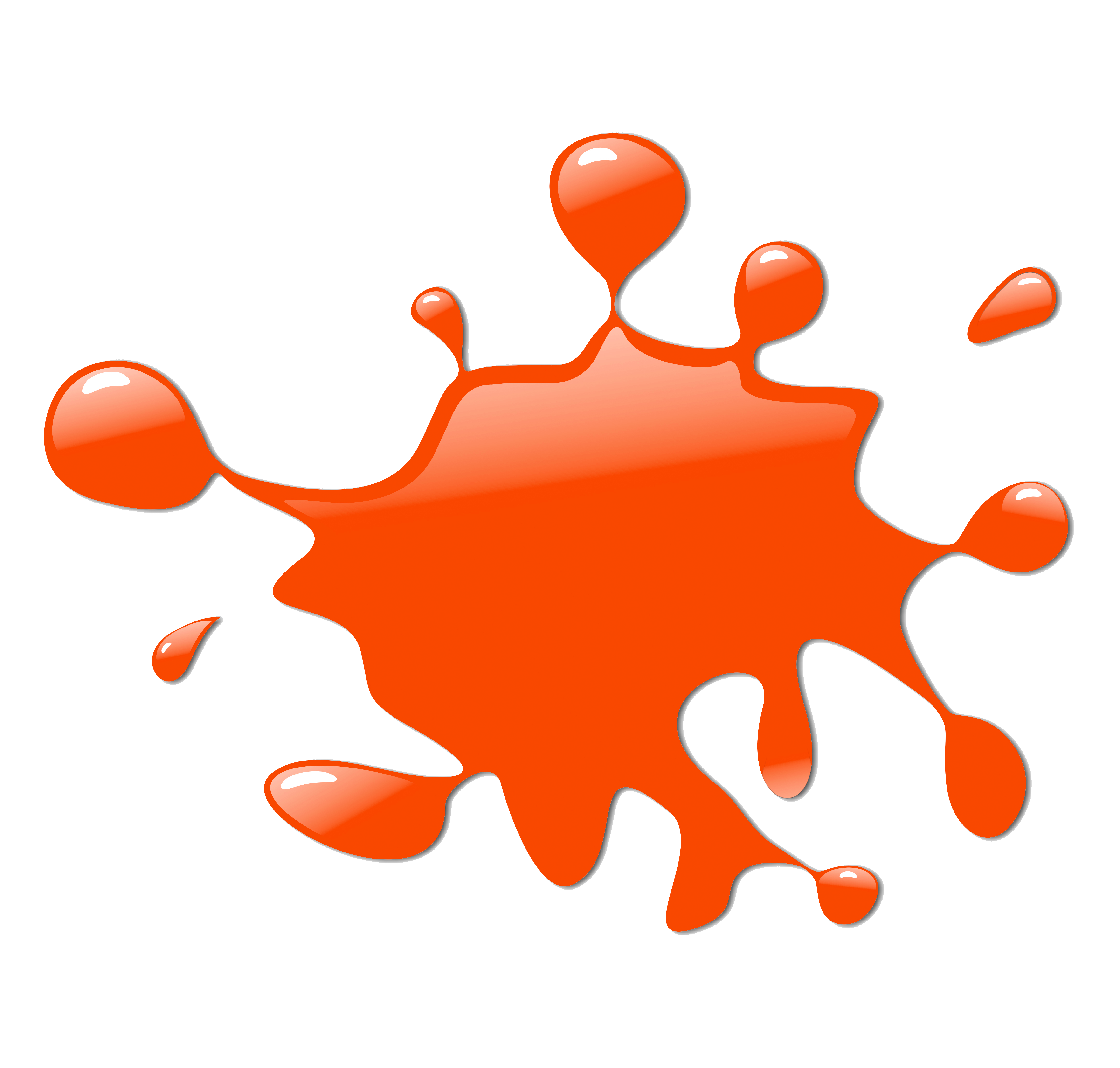 4642x4425 Orange Clipart Splatter