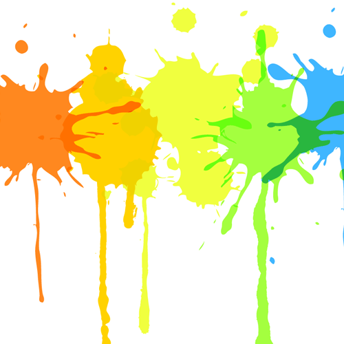 500x500 Paint Splatter Clipart