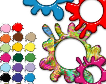 340x270 Paint Splashes Etsy