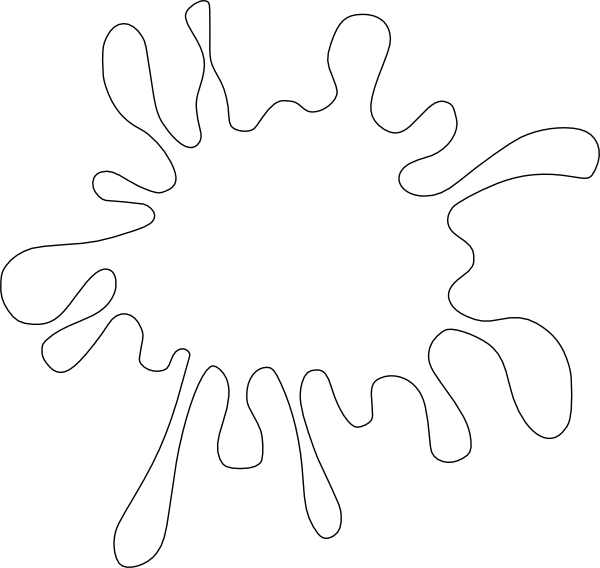 600x568 White Paint Splatter Clip Art
