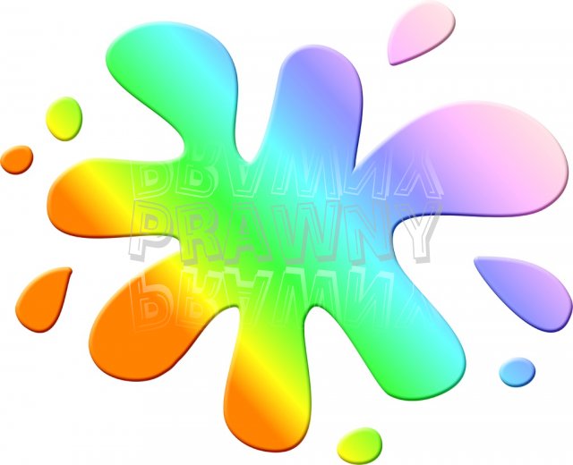 640x520 Splatter Cartoon Clipart