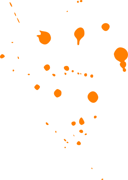 426x596 Paint Splat Orange Clip Art