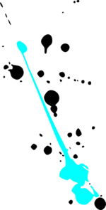 150x295 Blue Paint Splatter Png, Svg Clip Art For Web