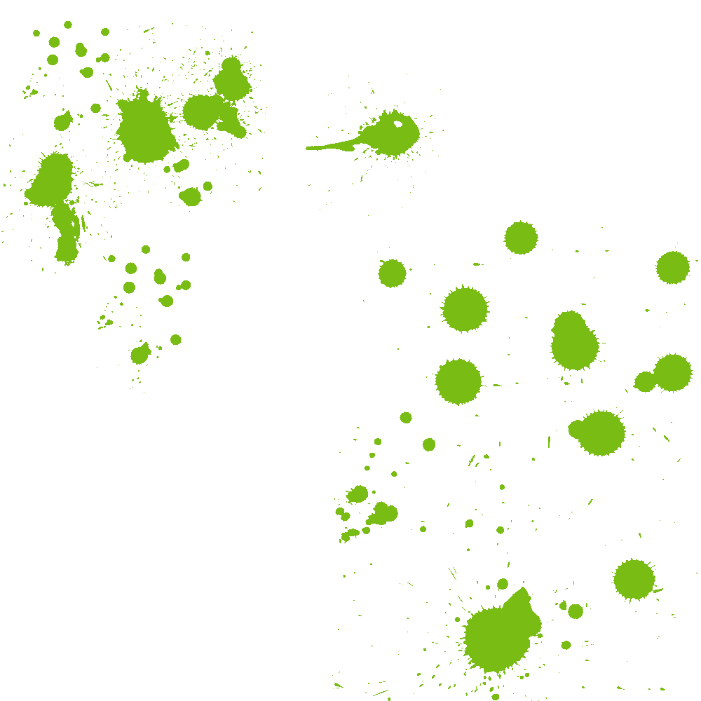 1000x1000 Green Dot Paint Splatter Clipart