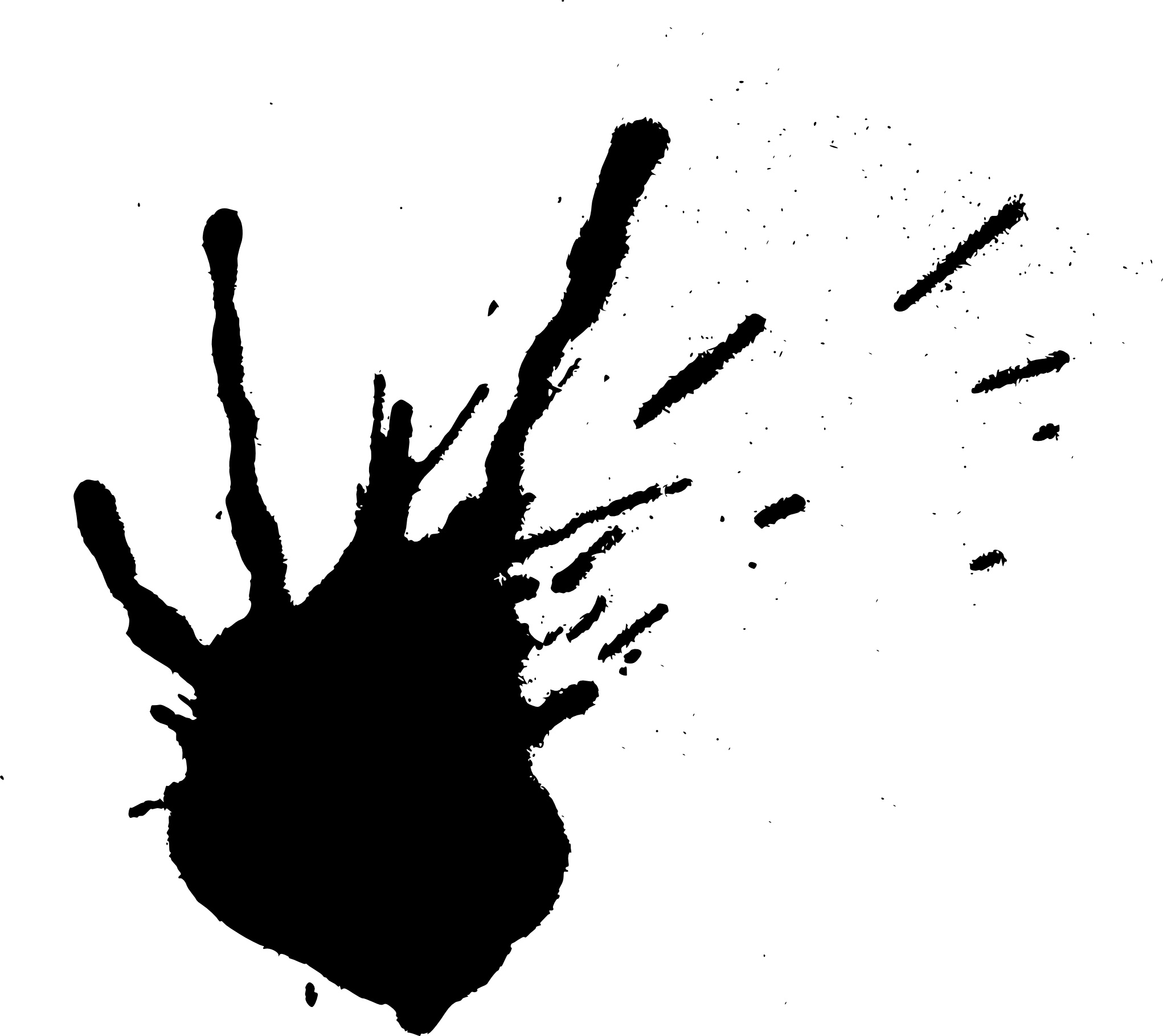 2042x1819 20 Black Paint Splatters (Png Transparent) Vol. 1