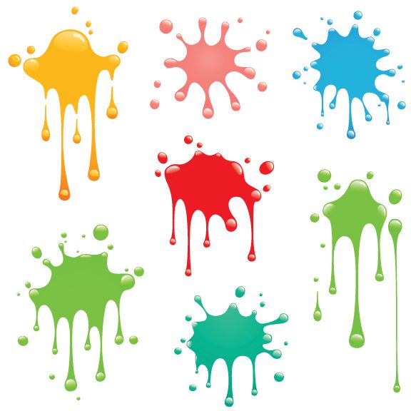 576x576 Paint Splatter Clipart Panda