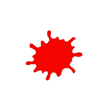363x348 Red Paint Splatter Clipart