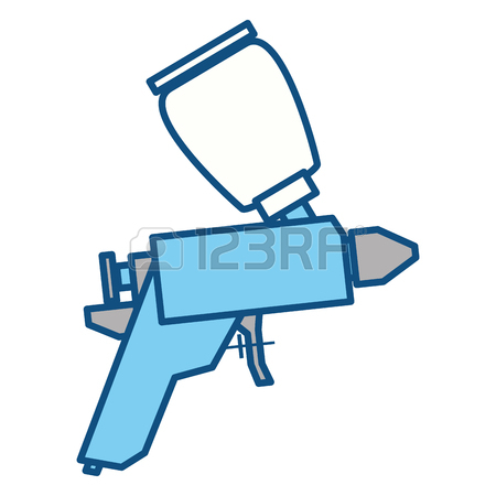 450x450 945 Spray Paint Gun Stock Vector Illustration And Royalty Free