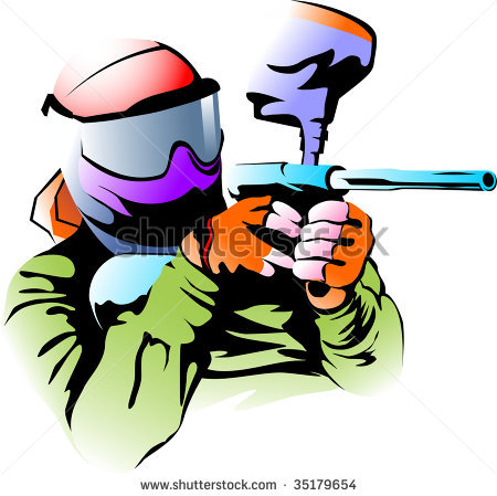 450x449 Free Paintball Clipart