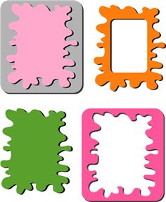 236x287 Multicolored Paint Splat Decals New Youth Room Children's Dept