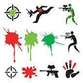 170x170 Paintball Clip Art