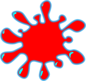 299x282 Red Splash Clip Art