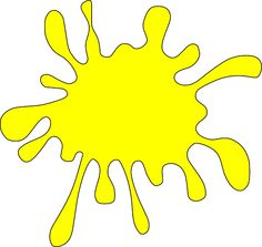 236x223 Yellow Clipart Paint Splash