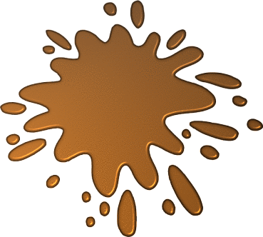 369x332 Brown Clipart Paint Splash