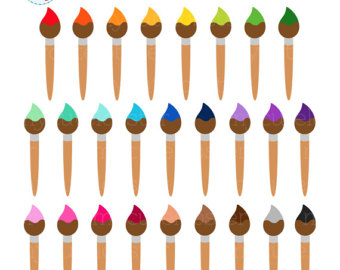 340x270 Paintbrush Clipart, Painting Clip Art Paint Brush Art Watercolor