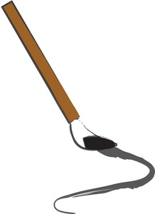 218x300 Paintbrush Clipart Image