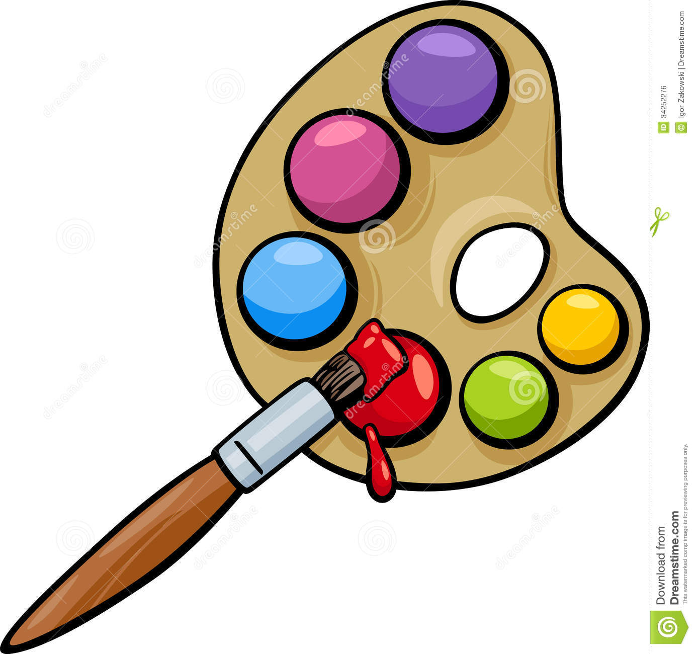 1382x1300 Paintbrush And Palette Clip Art