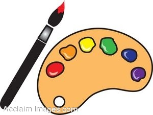 300x225 Paintbrush And Pallet Clip Art
