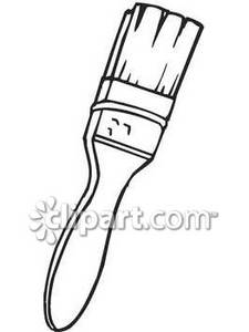 225x300 Black And White Paintbrush
