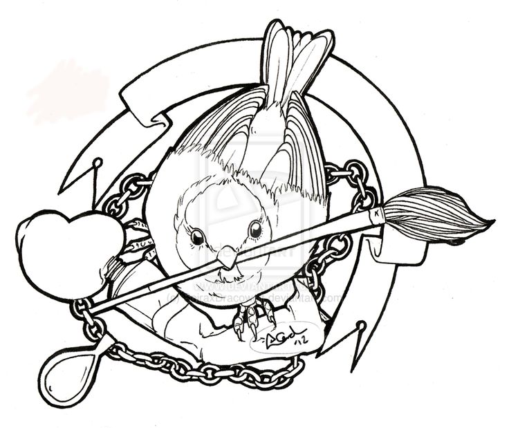 736x619 Best Paintbrush Tattoo Ideas Traditional Tattoo