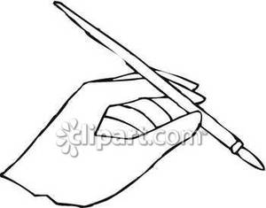 300x235 Holding A Small Paintbrush