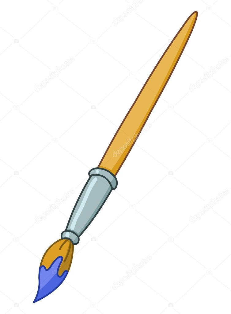 754x1023 Paintbrush Stock Vector Yayayoyo
