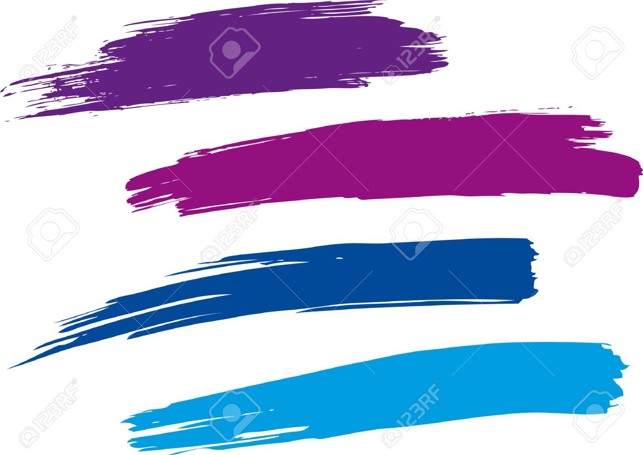 1300x920 Strokes Of A Paintbrush Royalty Free Cliparts, Vectors, And Stock