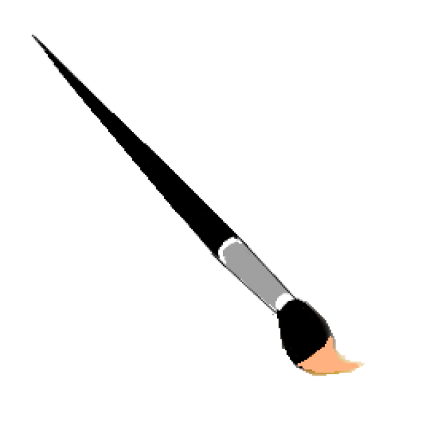 600x600 Paintbrush Vector Paint Brush Tutorial Paint Brush Vector