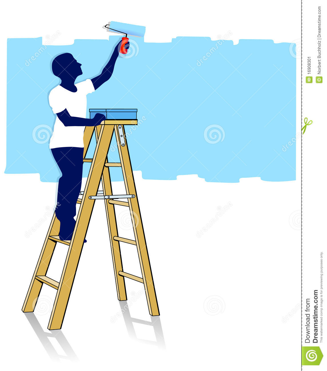 1144x1300 Painting Clipart Ladder