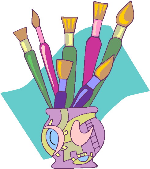 490x551 Clip Art Art Painting Clipart 2159535