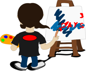 298x246 Artist Painting Clip Art
