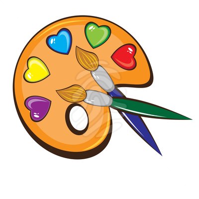 400x400 Artistic Clipart Painting Brush