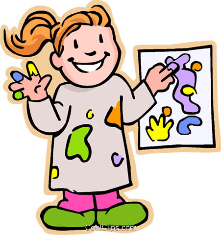451x480 Artwork Clipart Child Painting