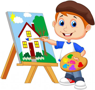 400x379 Kid Painting Clipart, Explore Pictures