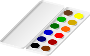 300x189 Paints Clip Art Download