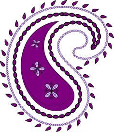 236x272 Paisley Clip Art