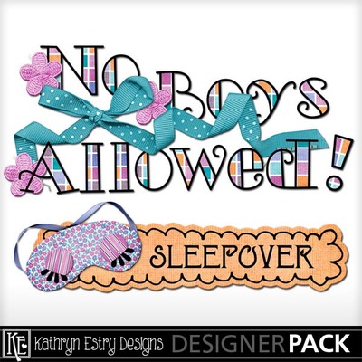 400x400 Clip Art Pajama Party Word Art (Kathryn) Everyday, Friends