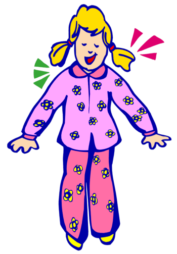 350x503 Kids In Pajamas Clipart Clip Art Library