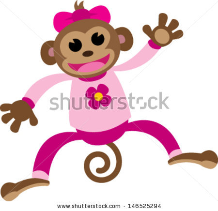 450x436 Monkey In Pajamas Clipart