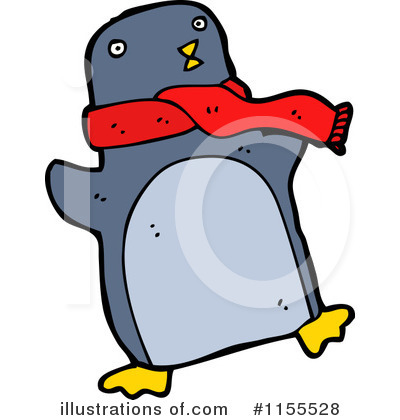 400x420 Penguin Wearing Pajamas Clipart
